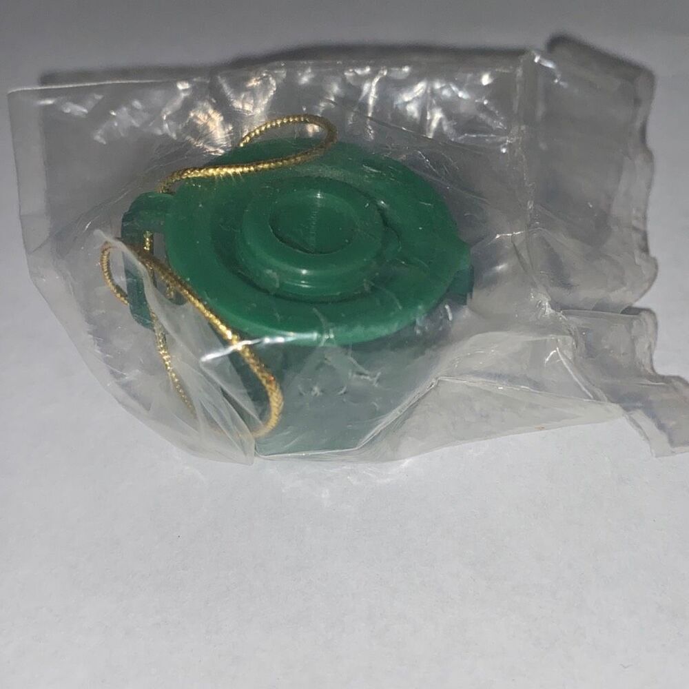 Tupperware Tiny Treasure Jewel Tone Green Mix &‎ Store Bowl Ornament